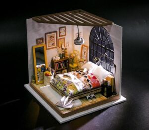 ALICE´S DREAMY BEDROOM HABITACION EN MINIATURA DIY ROLIFE