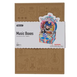 KIT CAJA DE MÚSICA MADERA DIY AMUSEMENT PARK