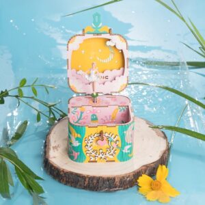 KIT CAJA DE MÚSICA MADERA DIY DANCING BALLERINA