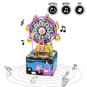 KIT CAJA DE MÚSICA MADERA DIY FERRIS WHEEL