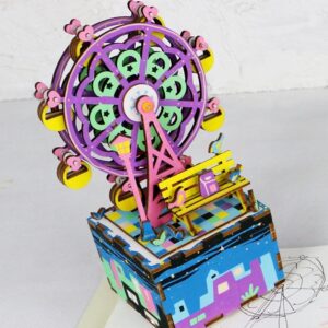 KIT CAJA DE MÚSICA MADERA DIY FERRIS WHEEL
