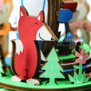 KIT CAJA DE MÚSICA MADERA DIY FOREST CONCERT