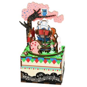 KIT CAJA DE MÚSICA MADERA DIY FOREST CONCERT