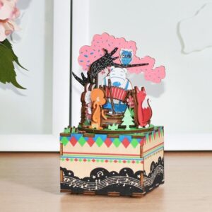 KIT CAJA DE MÚSICA MADERA DIY FOREST CONCERT