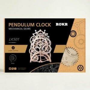 ROBOTIME PENDULUM CLOCK RELOJ DE MADERA PARA MONTAR