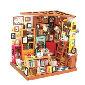 SAM´S STUDY LIBRERÍA EN MINIATURA DIY ROLIFE