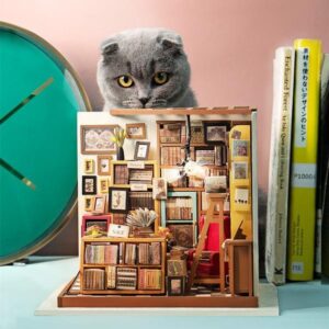 SAM´S STUDY LIBRERÍA EN MINIATURA DIY ROLIFE