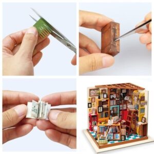 SAM´S STUDY LIBRERÍA EN MINIATURA DIY ROLIFE