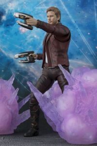 FIGURA STAR-LORD CON EXPLOSION GUARDIANES DE LA GALAXIA
