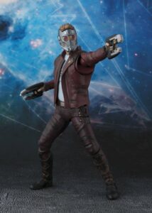 FIGURA STAR-LORD CON EXPLOSION GUARDIANES DE LA GALAXIA