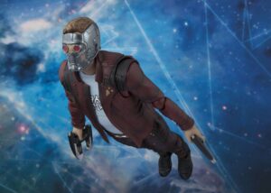 FIGURA STAR-LORD CON EXPLOSION GUARDIANES DE LA GALAXIA