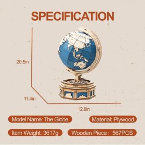 THE GLOBE RKR KIT MADERA DIY ROBOTIME
