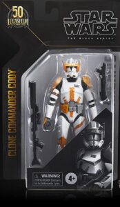 FIGURA ARTICULADA CLONE COMMANDER CODY BLACK SERIES STAR WARS