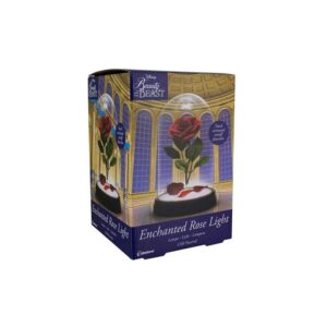 LAMPARA ROSA LA BELLA Y LA BESTIA