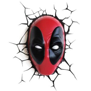 LAMPARA 3D CABEZA DEADPOOL