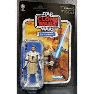 FIGURA ARTICULADA OBI WAN KENOBI CLONE WARS VINTAGE COLLECTION STAR WARS