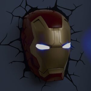 LAMPARA 3D CABEZA IRON-MAN