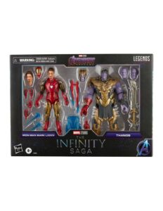 Pack Figura de acción Iron Man Mark 3 y Thanos- Hasbro Marvel Legends Series