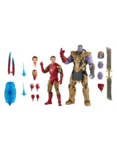 Pack Figura de acción Iron Man Mark 3 y Thanos- Hasbro Marvel Legends Series