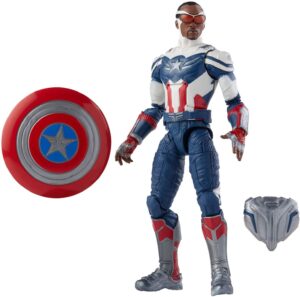 Figura de acción Captain America -The falcon & The Winter Soldier- Hasbro Marvel Legends Series