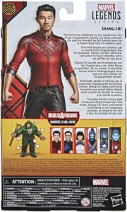 Figura de acción Shang-Chi - Hasbro Marvel Legends Series