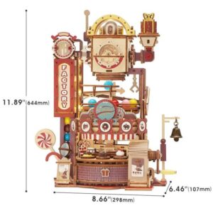 CHOCOLATE FACTORY MARBLE RUN 3D ROBOTIME