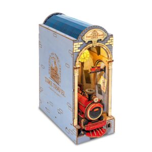 TIME TRAVEL SUJETALIBROS DIY RINCON MINIATURA ROLIFE