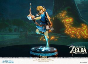 ESTATUA LINK ZELDA BREATH OF THE WILD EDICIÓN COLECCIONISTA