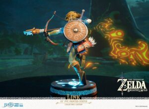 ESTATUA LINK ZELDA BREATH OF THE WILD EDICIÓN COLECCIONISTA