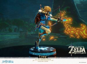 ESTATUA LINK ZELDA BREATH OF THE WILD EDICIÓN COLECCIONISTA