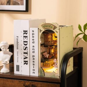 FALLING SAKURA SUJETALIBROS DIY RINCON MINIATURA ROLIFE