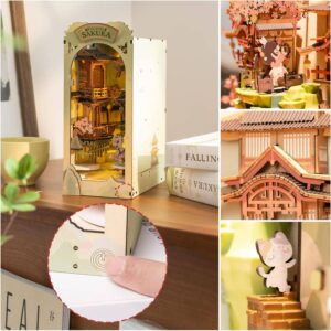 FALLING SAKURA SUJETALIBROS DIY RINCON MINIATURA ROLIFE