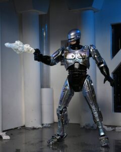RoboCop Figura Ultimate Battle Damaged RoboCop with Chair