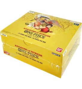 ONE PIECE TCG BOOSTER BOOST CAJA 24 SOBRES KINGDOMS OF INTRIGUE(OP04)