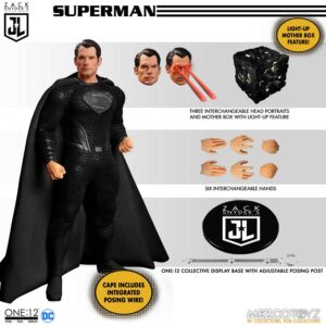 Zack Snyder's Justice League Figuras 1/12 Deluxe Steel Box mezco