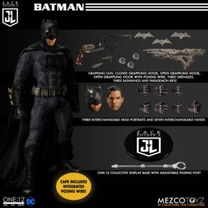 Zack Snyder's Justice League Figuras 1/12 Deluxe Steel Box mezco