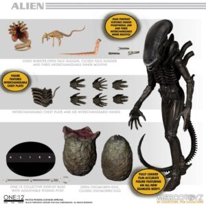 XENOMORFO FIGURA ARTICULADA 1/12 MEZCO TOYZ