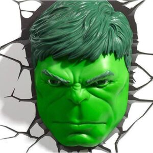 LAMPARA 3D CABEZA HULK