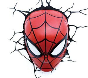 LAMPARA 3D CABEZA SPIDER - MAN
