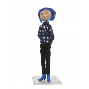 FIGURA ARTICULADA CORALINE JERSEY ESTRELLAS NECA