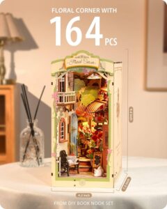 FLORAL CORNER SUJETALIBROS DIY RINCON MINIATURA ROLIFE