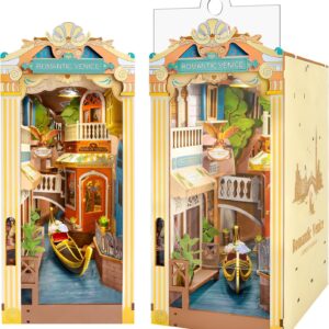 ROMANTIC VENICE SUJETALIBROS DIY RINCON MINIATURA ROLIFE