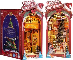 CHRISTMAS STREET SUJETALIBROS DIY RINCON MINIATURA ROLIFE
