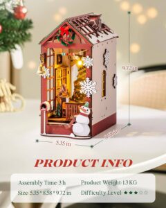 CHRISTMAS INDOOR SUJETALIBROS DIY RINCON MINIATURA ROLIFE