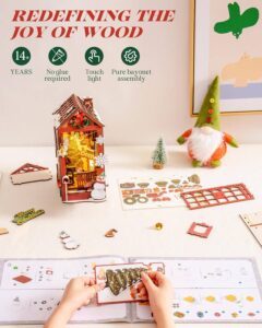 CHRISTMAS INDOOR SUJETALIBROS DIY RINCON MINIATURA ROLIFE