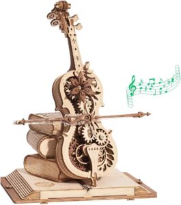 MAGIC CELLO CAJA DE MUSICA MECANICA DIY ROKR ROBOTIME