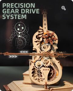 MAGIC CELLO CAJA DE MUSICA MECANICA DIY ROKR ROBOTIME