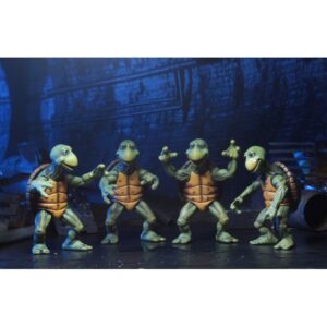 TORTUGAS NINJA BABY TURTLES PACK 4 TORTUGAS BEBE NECA